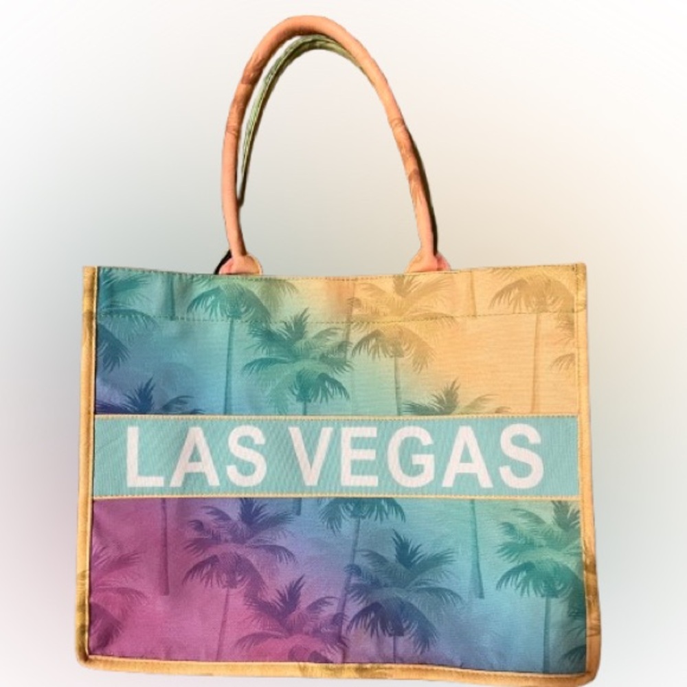 Colorful Las Vegas Tote Bag